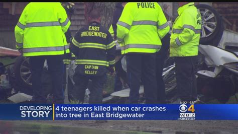 4 Teens Dead, 1 Injured In East Bridgewater Crash