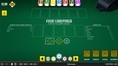 4 card poker casino rcil luxembourg