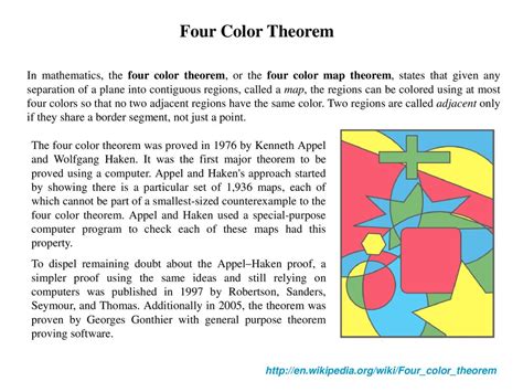 4 coloring theorem
