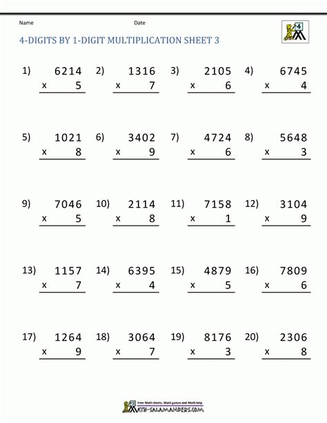 4 Digit Multiplication