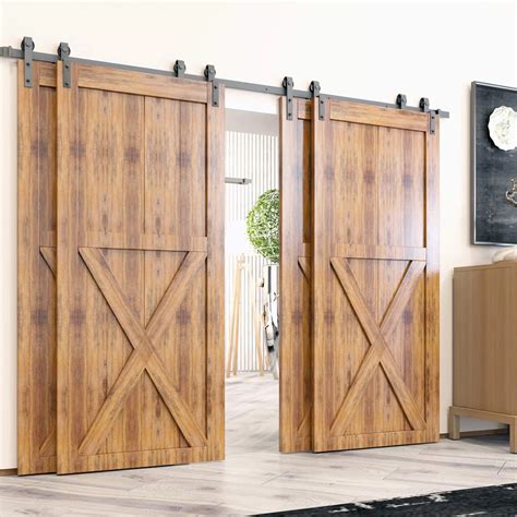 4 door bypass sliding barn doors.  Clean lines, simple and unabashed design.  A perf...