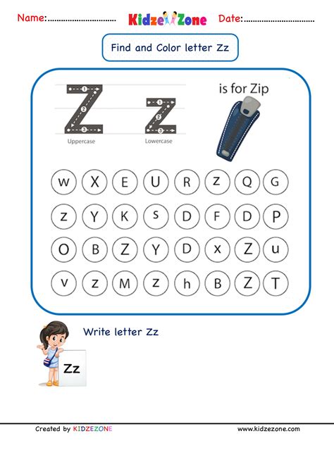 4 Easy Letter Z Worksheets Activities For Preschool Z Worksheets For Kindergarten - Z Worksheets For Kindergarten