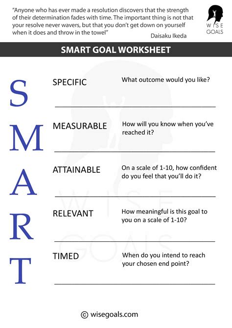 4 Free Smart Goal Setting Worksheets Amp Templates Reading Goal Worksheet - Reading Goal Worksheet