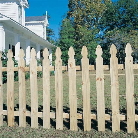 4 Ft Feet High French Gothic Wood Fence Gothic Picket Fence - Gothic Picket Fence