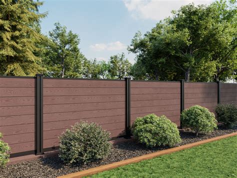 4 ft high privacy fence panels.  Patented StayStraight&trade; structural integrity kee...