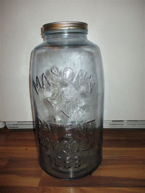 Aug 7, 2017 · The item “Vintage 5 Gallon Glass Mason’s Jar Patent Nov. 30th 1858 Eagle Star Lid Handle” is in sale since Monday, August 07, 2017. This item is in the category “Collectibles\Bottles & Insulators\Bottles\Modern (1900-Now)\Jars”. The seller is “boomercookie” and is located in Buffalo, New York.