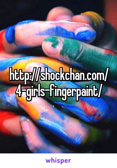 4 Girls Finger Paint