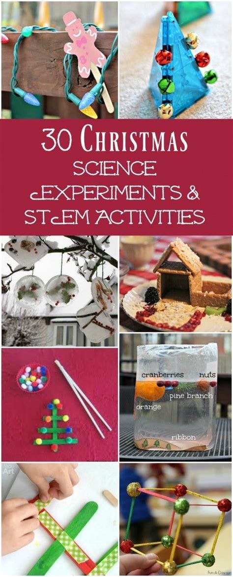 4 Hands On Science In Christmas Activities And Science Christmas Cards - Science Christmas Cards