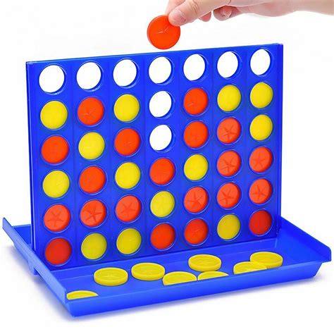 4 in a Row is a two-player game played on a vertical grid with six rows and seven columns. Each player has a set of colored discs, usually red and yellow, and they take turns dropping their discs into any of the seven columns. The discs fall to the lowest available position within the chosen column. The objective is to be the first to connect four of your discs vertically, horizontally, or ...