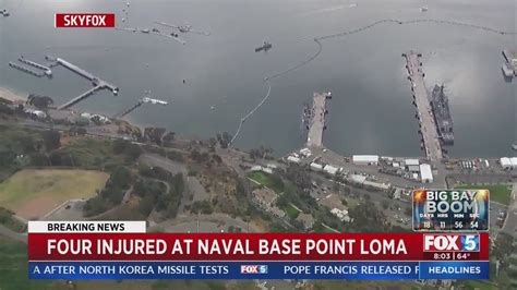 4 injured at Naval Base Point Loma