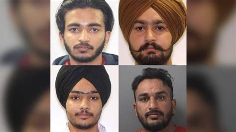 4 men wanted for aggravated assault in Brampton