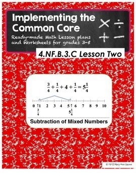 4 Nf B 3 B Subtraction Of Mixed Subtracting Mixed Numbers 4th Grade - Subtracting Mixed Numbers 4th Grade