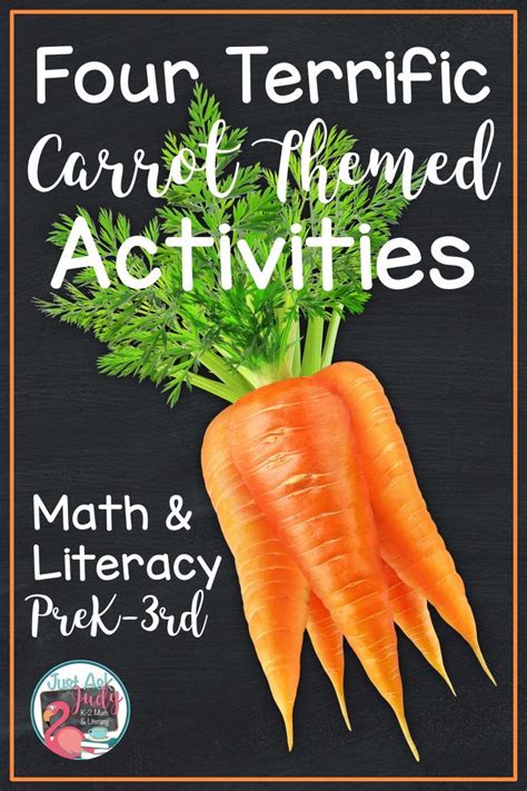 4 Terrific Carrot Themed Math And Literacy Activities Carrot In Math - Carrot In Math