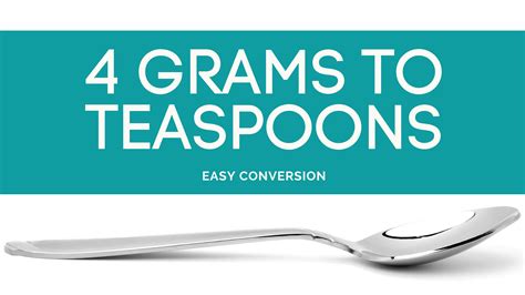 4 tsps to grams. Since there is not a simple conversion for grams to teaspoons for solid ingredients, you can rely on conversion tables for the most common recipe ingredients. Ingredient Grams in 1 Teaspoon Teaspoons in 1 gram. Flour 2.61 g 0.38 teaspoon Granulated sugar 4.18 g 0.24 tsp. Powdered sugar 2.52 g 0.4 tsp. Brown sugar (packed) 4.06 g 0.25 tsp. 