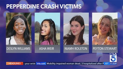 4 young women killed in Malibu crash were Pepperdine students