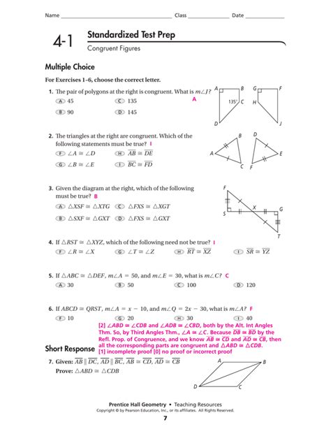 4-2 additional practice answer key. PDF Additional Practice Items Answer Key 11 MGSE9-12.G.C.2 2 D The correct answer is choice (D) because m CD is 80°, m∠DAC is 40°. Since the angles in a triangle add to 180°, m∠AOB is 50°; if 2x = 50, then x = 25. Choice (A) is incorrect because it is the m∠OAB. Choice (B) is incorrect because the answer is true only if the triangle ... 