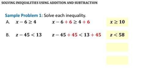 Read 4 2 Solving Inequalities Using Addition And Subtraction 