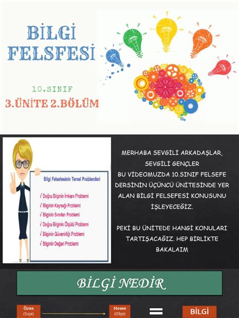 4-Bi̇lgi̇ Felsefesi̇ PDF Scribd.