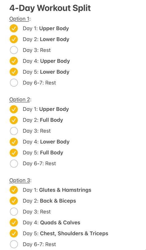 4-Day Lifting Routine: A Lifting Schedule That Fits Into