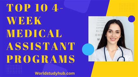 4-week medical assistant program. We spotlight four online medical assistant programs below with … 