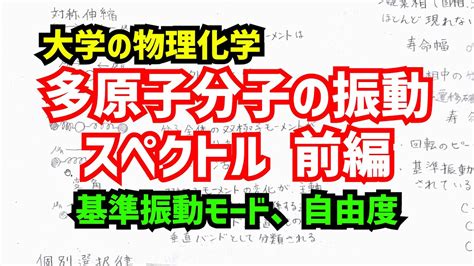 4. 多原子分子の振動と回転