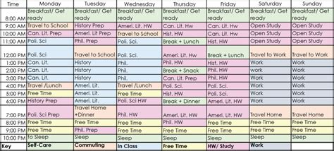 4.2 Create a semester schedule Social Sci LibreTexts