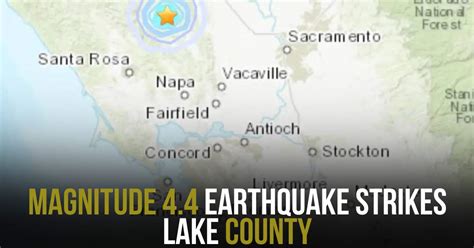 4.4 earthquake strikes in Lake County