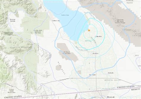 4.5-magnitude earthquake recorded east of Ocotillo Wells