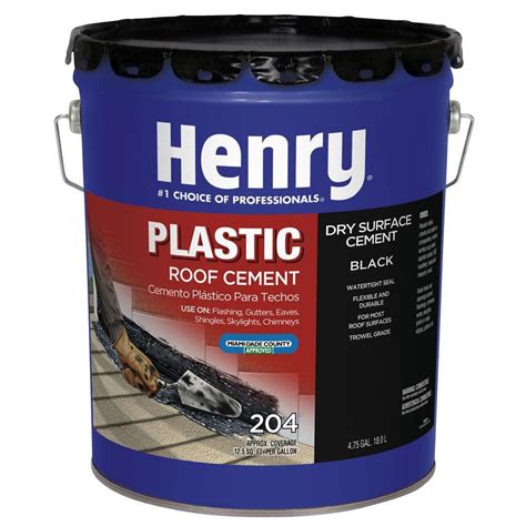 4.75 Gal. 204 Plastic Roof Coating Cement - The Home …