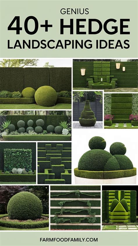 40+ Beautiful Hedge Landscaping Ideas That Add … - raincitystudios.com
