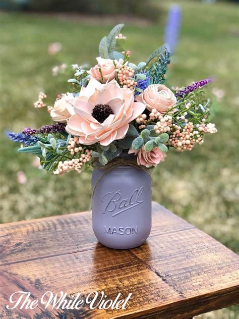 40+ Best DIY Mason Jar Flower Arrangement Ideas and …