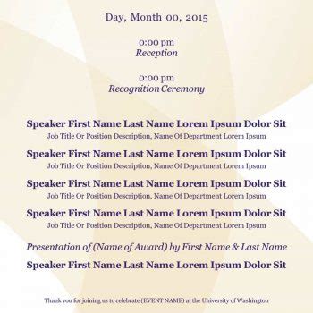 40+ Free Event Program Templates / Designs Template Archive