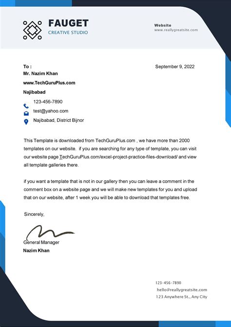 40+ Free Letterhead Templates (Word PDF)