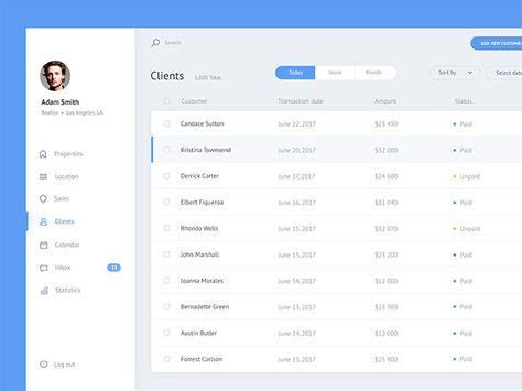 40 Great Dashboard UI Designs 2017 Web & Graphic Design Bashooka