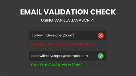 40 How To Check If An Email Is Valid Javascript Modern Javascript Blog