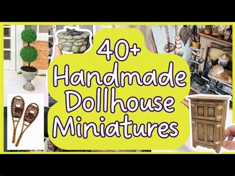 40 in 1! Dollhouse Miniatures made from scratch - muktibox.com