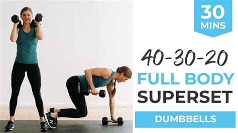 40 Minute Full Body HIIT Workout with Dumbbells! 🔥Burn 540 ... - YouTube