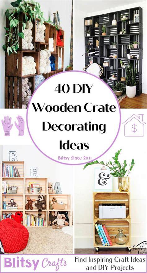 40 Unique DIY Wooden Crate Decorating Ideas and … - raincitystudios.com