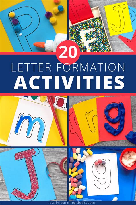 40 Amazing Letter Formation Activities For Your Little Letter Writing Activities - Letter Writing Activities