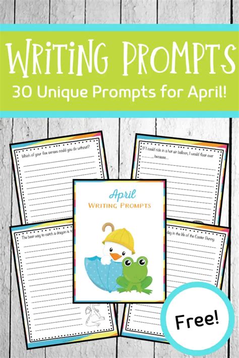 40 April Writing Prompts For Kids Laughroom Literacy Tpt Writing Prompts - Tpt Writing Prompts