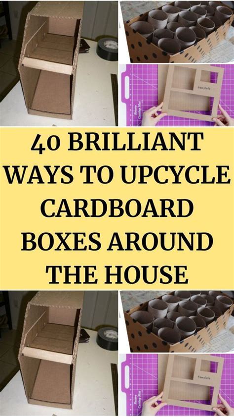 40 brilliant ways to use cardboard boxes around the house