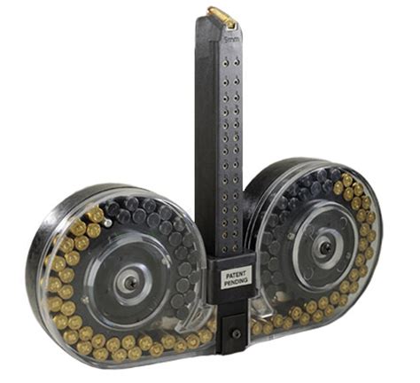 Glock Compatible .40 Cal 50 Round Drum Magazine For All .40 Caliber Glock Compatible Handguns. $49 99 $69.99 . In Stock. Purchase Now.. 
