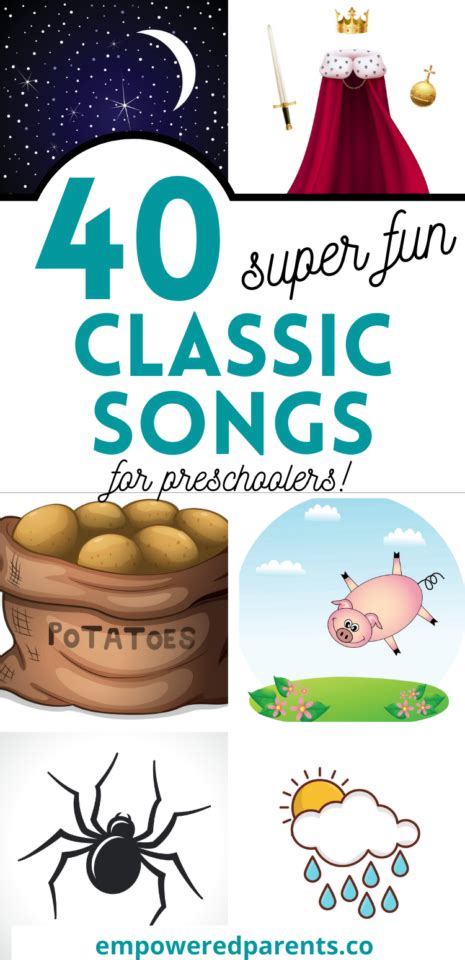 40 Classic Preschool Songs With Lyrics Empowered Parents Kindergarten Music - Kindergarten Music