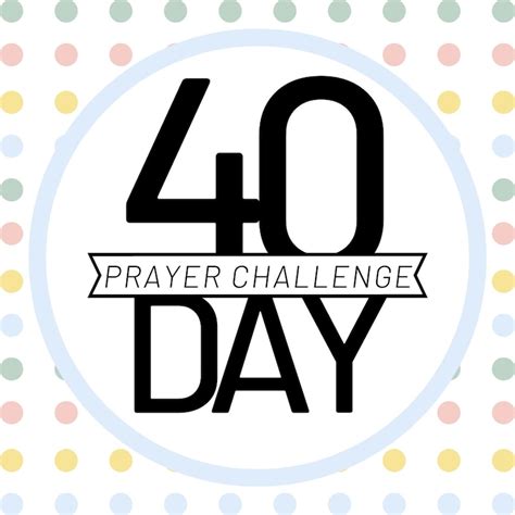 40 day prayer challenge