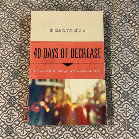 40 Days Of Decrease Book