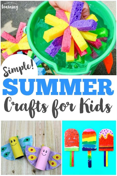 40 Easy Preschool Summer Crafts To Kiss Boredom Science Crafts For Preschool - Science Crafts For Preschool