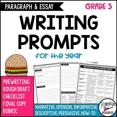 40 Engaging 5th Grade Writing Prompts For Creative 5th Grade Quick Write Prompts - 5th Grade Quick Write Prompts