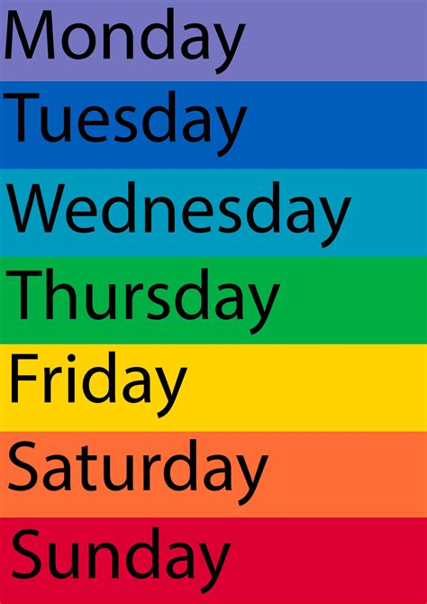 40 Free Days Of The Week Worksheets And Days Of The Week Printable - Days Of The Week Printable