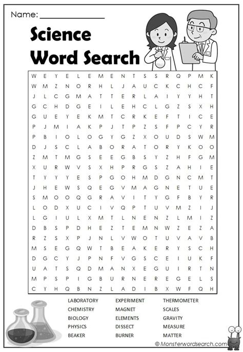 40 Free Printable Science Word Search Puzzles Thoughtco Science Puzzles For Kids - Science Puzzles For Kids