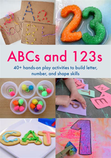40 Hands On Letters And Numbers Activities For Preschool Letters And Numbers - Preschool Letters And Numbers